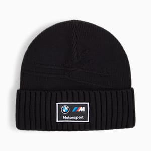 BMW M Motorsport Classic Cuff Unisex Beanie, PUMA Black, extralarge-IND