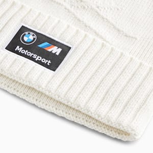 BMW M Motorsport Classic Cuff Unisex Beanie, PUMA White, extralarge-IND