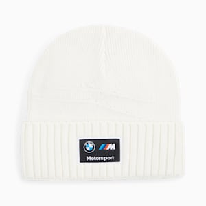 BMW M Motorsport Classic Cuff Unisex Beanie, PUMA White, extralarge-IND