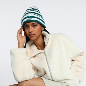 Classics Mid Fit Beanie, Cold Green-PUMA White, extralarge-IND