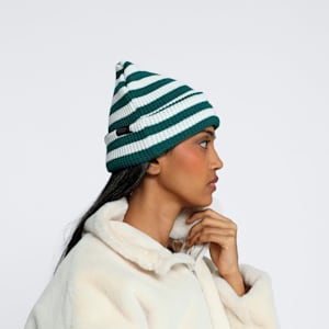 Classics Mid Fit Beanie, Cold Green-PUMA White, extralarge-IND