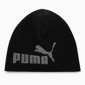 Essentials Logo Cuffless Youth Beanie, Puma Black, extralarge-IND