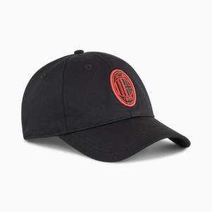 AC Milan ftblESSENTIALS Cap, PUMA Black-For All Time Red, extralarge