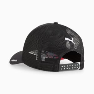 BMW M Motorsport Neon Energy Trucker Hat, PUMA Black-AOP, extralarge
