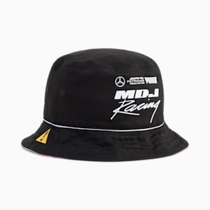 Mercedes-AMG Petronas F1® Team x Mad Dog Jones Reversible Bucket Hat, PUMA Black-AOP, extralarge
