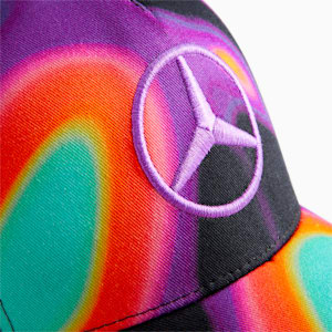 Mercedes-AMG Petronas F1® Team x Mad Dog Jones Hamilton Ball Cap, PUMA Black-AOP, extralarge