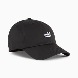 Essentials No. 1 Logo Patch Baseball Cap, Puma Black, large