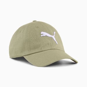 Essentials PUMA Cat Baseball Cap, Lux Army, large-GBR