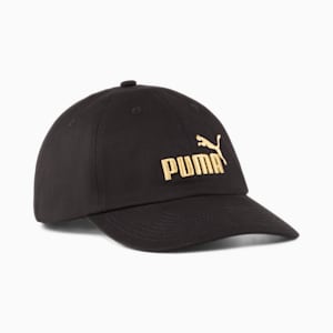 ユニセックス ESS NO.1 ロゴ BB キャップ, PUMA Black-Gold-Logo, extralarge-JPN