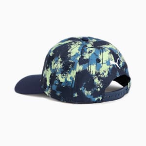 メンズ ゴルフ AOP Pロゴ キャップ, Deep Navy-Cool Cucumber, extralarge-JPN