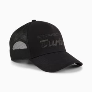 Porsche Legacy Trucker Cap, PUMA Black, extralarge