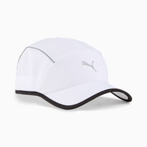 Runner Short Visor 5 Panel Cap, PUMA White, extralarge-GBR