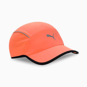 Runner Short Visor 5 Panel Running Cap, Glowing Red, extralarge-IND
