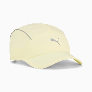 ユニセックス ランナー ショート バイザー 5 パネル キャップ, Gold Moon, extralarge-JPN