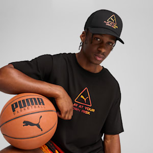 PUMA x LAMELO Scoot Trucker Cap, PUMA Black, extralarge-IND