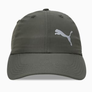Poly Cotton Unisex Running Cap, Dark Olive, extralarge-IND