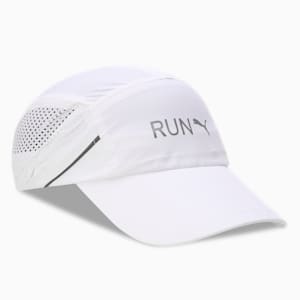 Lightweight Unisex Runner Cap, Puma White, extralarge-IND