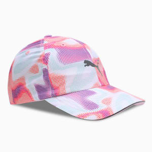 Unisex Running Cap, PUMA White-Grape Mist-AOP, extralarge-IND