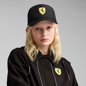 Scuderia Ferrari Race Trucker Cap, PUMA Black, extralarge
