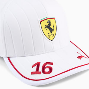 Gorra de béisbol Scuderia Ferrari Leclerc, PUMA White, extralarge