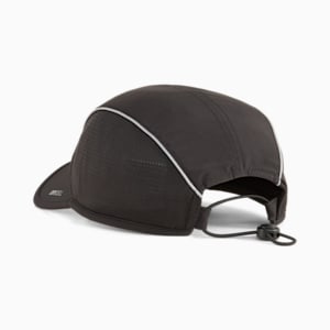 PUMA x HYROX Short Visor 5-Panel Training Cap, PUMA Black, extralarge-IND