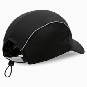 PUMA x HYROX Short Visor 5-Panel Training Cap, PUMA Black, extralarge-IND