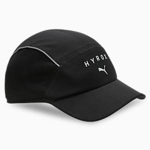 PUMA x HYROX Short Visor 5-Panel Training Cap, PUMA Black, extralarge-IND