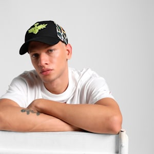 PUMA x LAMELO Alien Skin Baseball Cap, PUMA Black-Alien Skin, extralarge-IND