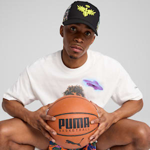 PUMA x LAMELO Alien Skin Baseball Cap, PUMA Black-Alien Skin, extralarge