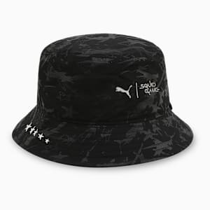 PUMA x SQUID GAME Glow-in-the-Dark Bucket Hat, PUMA Black, extralarge-IND