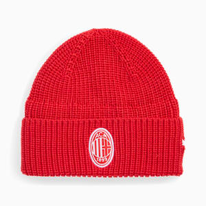 AC Milan Essentials Beanie, For All Time Red-PUMA White, extralarge