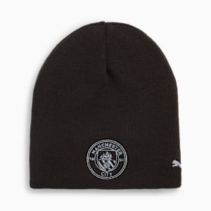 Manchester City Reversible Beanie, PUMA Black-PUMA Silver, extralarge-GBR