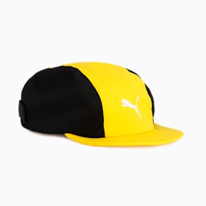 キッズ プーマ キャット フットボール キャップ, Faster Yellow-PUMA Black, extralarge-JPN