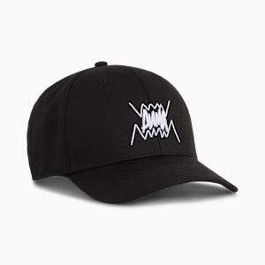 Basketball Low Curve Cap Youth, PUMA Black, extralarge-GBR