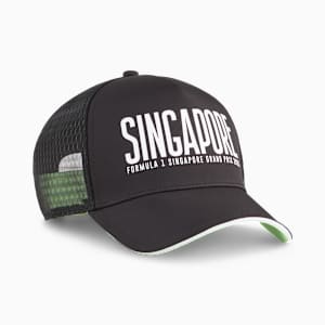 Formula 1® Singapore Trucker Cap, PUMA Black, extralarge