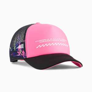 F1® Las Vegas Trucker Cap, PUMA Black, extralarge