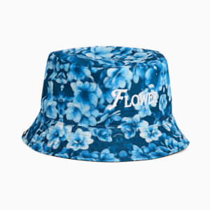 ユニセックス PUMA x BEAMS x 川崎フロンターレ リバーシブル バケットハット, Regal Blue-Flower AOP, extralarge-JPN