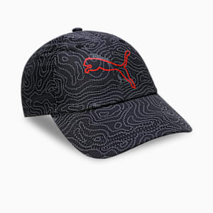 PUMA All-Over-Print Lightweight Running Cap V4, PUMA Black-AOP, extralarge-IND