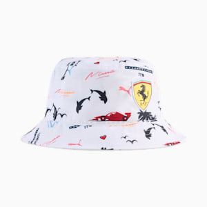 Scuderia Ferrari Bucket Hat, PUMA White, extralarge