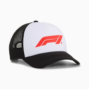 F1® Trucker Cap Unisex, PUMA White, extralarge