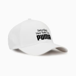 ユニセックス PUMA x Saturdays NYC ロゴ キャップ, White Glow, extralarge-JPN