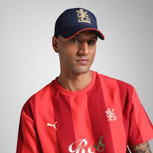 PUMA x Royal Challengers Bangalore Men's Cricket Cap, PUMA Navy, extralarge-IND