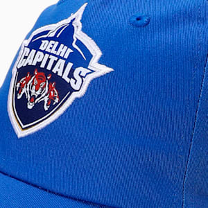 PUMA x Delhi Capitals Men's Fanwear Cricket Cap, Strong Blue-For All Time Red, extralarge-IND