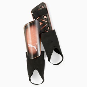 Protège-chevilles ULTRA Light Football, Neon Citrus-Diamond Silver-Puma Black, extralarge