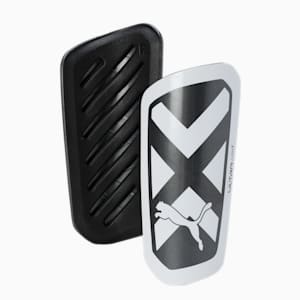 ULTRA Light Sleeve Football Shin Guards, PUMA Black-PUMA White, extralarge-IND