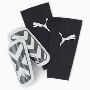 Espinilleras de fútbol ULTRA Light Sleeve, PUMA Black-PUMA White, extralarge