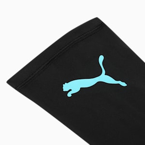 ATTACANTO Football Shin Guards, Electric Peppermint-PUMA Black, extralarge-IND