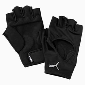 Training Essential Unisex Fingered Gloves, Puma Black-Gray Violet, extralarge-IND