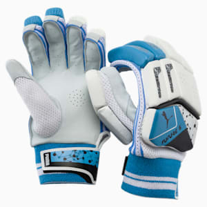 PUMA Future 20.5 Cricket Batting Gloves, Ethereal Blue-Puma Black-Silver, extralarge-IND
