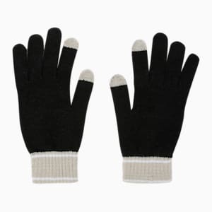 Knit Winter Gloves, PUMA Black-Desert Dust, extralarge-IND